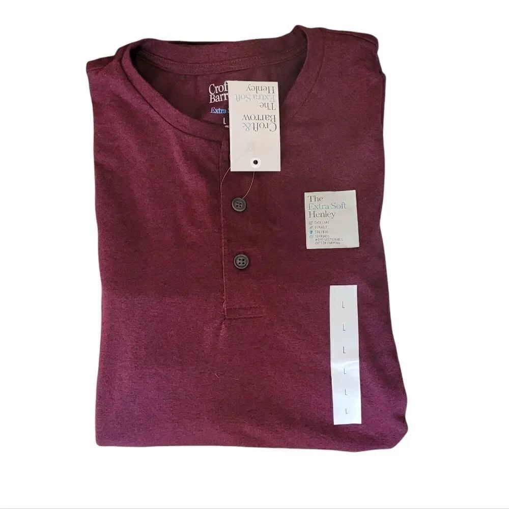 Men croft & bartow maroon tee - Picture 1 of 4